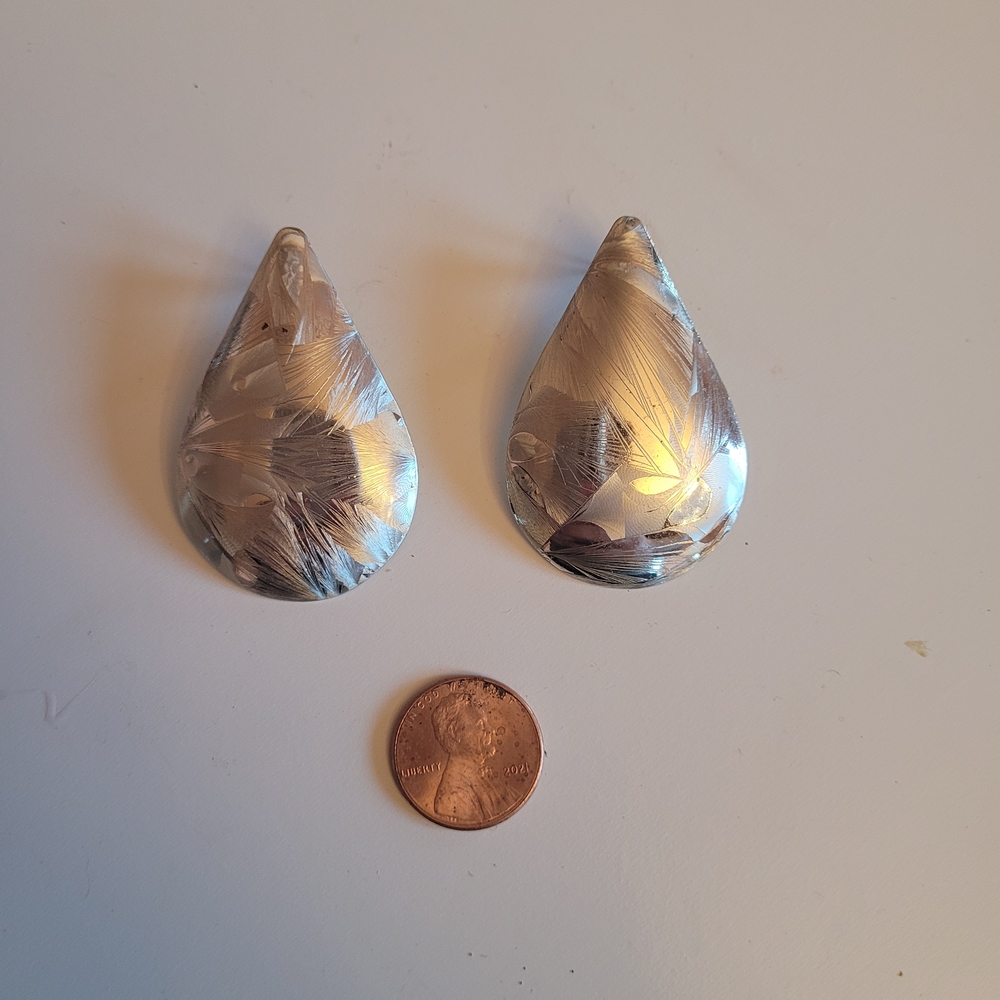 Silver Teardrop Earrings